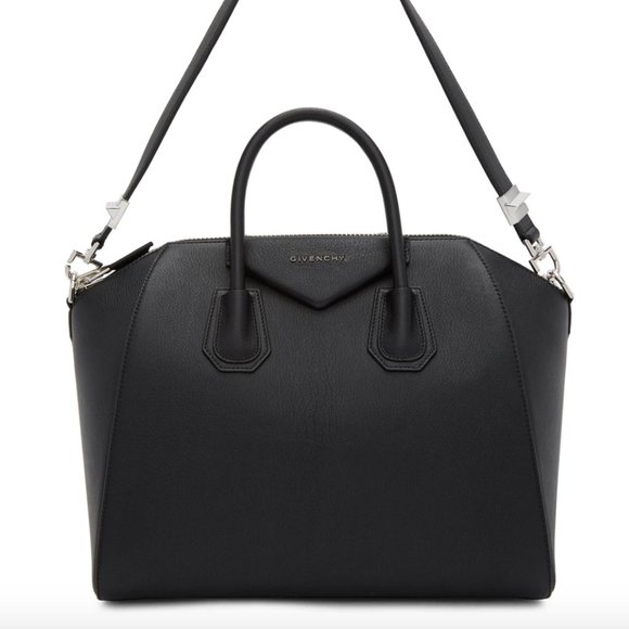LIKE NEW! Givenchy Antigona Grained Calf Med Duffle Black - Picture 6 of 6